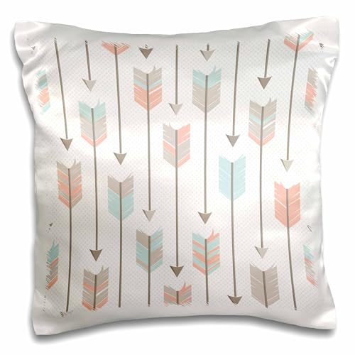 3dRose Tribal Arrows Pattern 16x16 inch Pillow Case