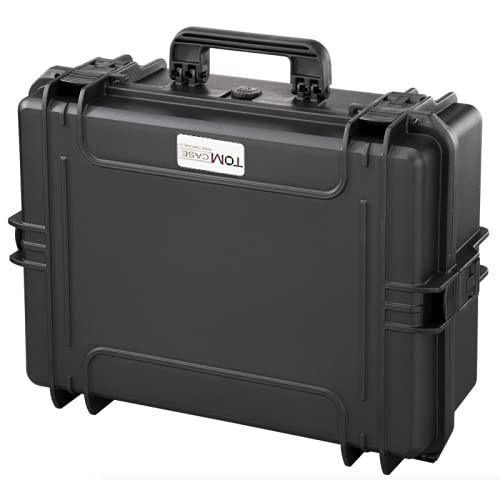 TOMcase waterdichte Buitenkoffer 56x43x22 cm met Rasterschuim/Kubusschuim; IP67 Transportkoffer (Zwart) - Image 3