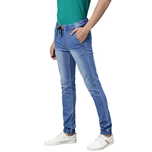Image of Urbano Fashion Men's Mid Rise Slim Fit Jeans