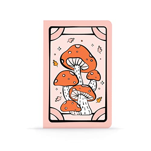 Cahier de tarot original champignons 21 cm pour remplacer les blocs notes tristes
