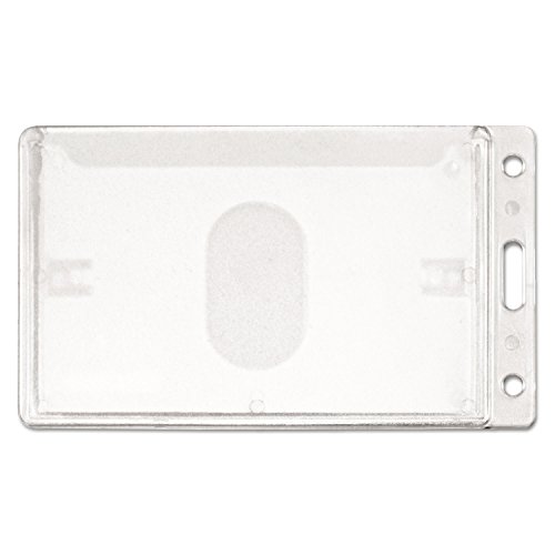 Porte-badge rigide vertical idéal pour salons professionnels et bureaux