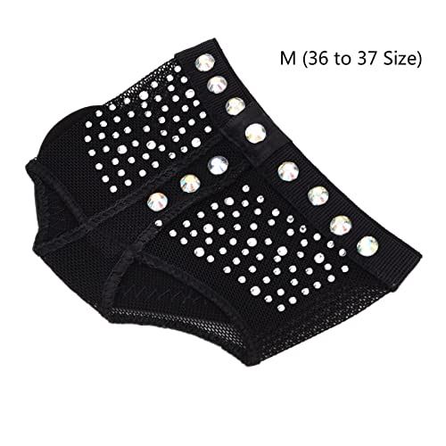 Joyzan Dance Paws Pad, Half Sole Shoes Ballet Lyrical Bare Foot Undies Thongs Protection Fitness Yoga Wear Bare Toe Belly Contemporary Professional Socks Protector Cushion Kids Women Girls Men 1 Pair2