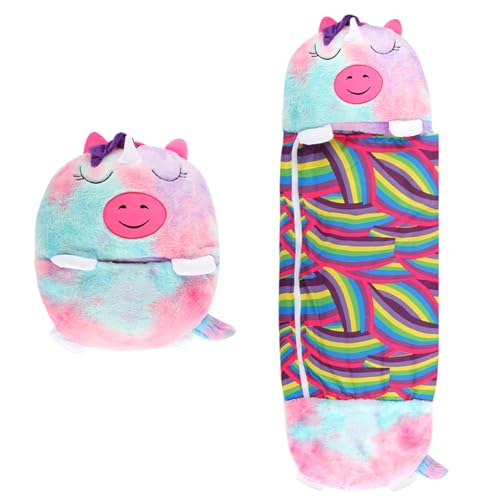 Sac de couchage pelucheux Discoball avec fermeture éclair pour enfants