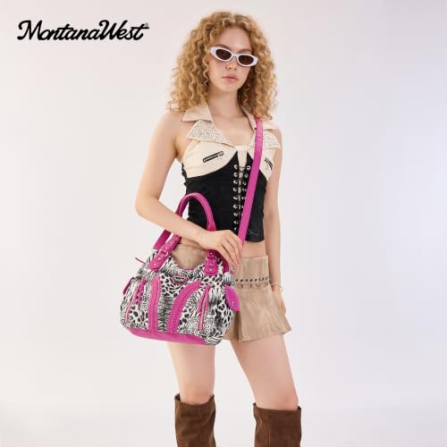 Image of Montana West Hobo Bag Soft Handbag with Crossbody Strap | Everyday Use Purses for Women, Large Capacity Handbag, Casual Hobo Bag
