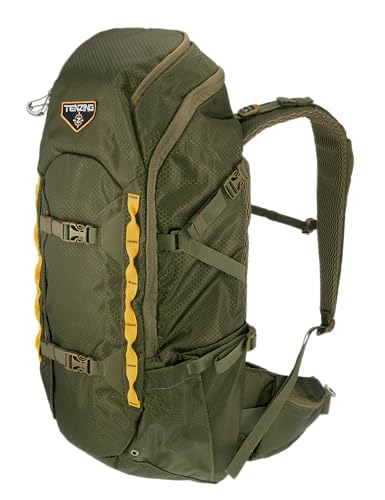 Image of TENZING 2300 Whitetail Day Pack, Olive Green | Rugged Durable Camo Hunting Backpack with 4 Compartments & 13 Organizational Pockets, Hydration Bladder Compatible