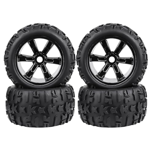 Crazyhobby Preglued 17mm Hex RC Truck Tires and Wheels for 1/8 Scale Arrma Kraton Notorious 6s...