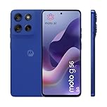Motorola moto g56 5G 8/256GB, Fotocamera 50MP + sensore antisfarfallio, Display 6.72" FHD+ 120Hz, batteria 5200mAh, MediaTek Dimensity 7060, Android 15, PANTONE Dazzling Blue