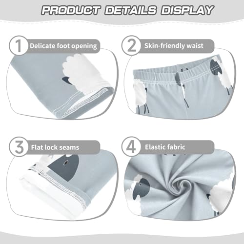 Bolaz Toddler Girls Leggings Printed Yoga Pants Leggings Many Sheep for Kids3