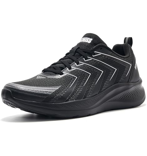 Image of K-Swiss Men's Mellow Running Shoe - Lightweight Fashion Sneaker Cross Training Shoe for Jogging Walking