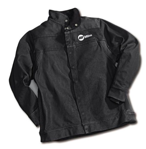 Leather Jacket, Black, Pigskin Leather, XL3