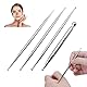 4Pcs Akupressurstift Akupunkturstift Akupressur Stift Akupunktur Stift Akkupressurstab Akupressurstift Multifunktional Meridianstift Stab für Massage für Massage, Akupressur und Akupunktur