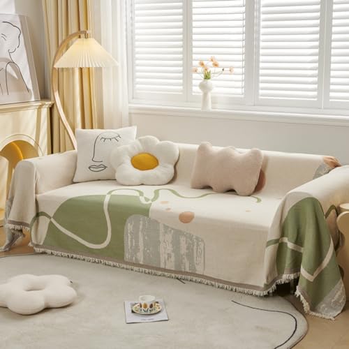 Chenille Sofa Throw Blanket for Large Sofas Settees and L Shaped Corner Sofas Nordic Living Room Sofa Slipcover Universal Couch Cover for 1 2 3 4 Seater Sofas Soft and Cozy Sofa Towel Stylis