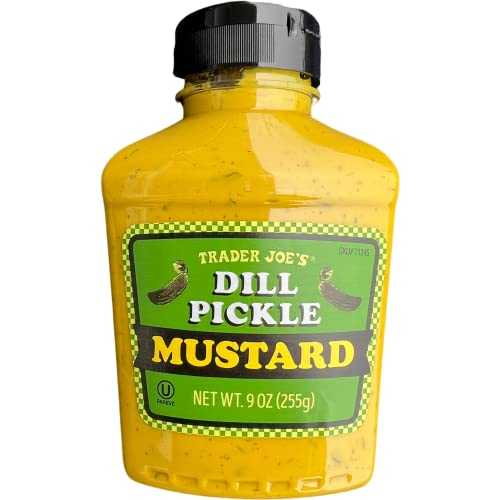 Trader Joe's Dill Pickle Mustard (3 Bottles), Kosher #TOP2