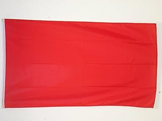 AZ FLAG Plain Red Flag 2' x 3' - Solid - Color flags 60 x 90 cm - Banner 2x3 ft