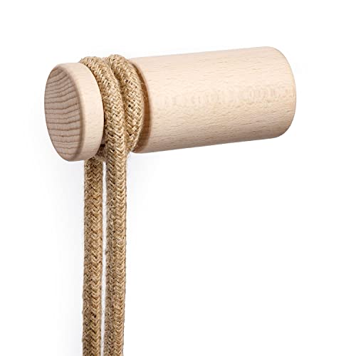 Rolé, passe-câble en bois, fixation murale pour lampe à suspension - Neutre