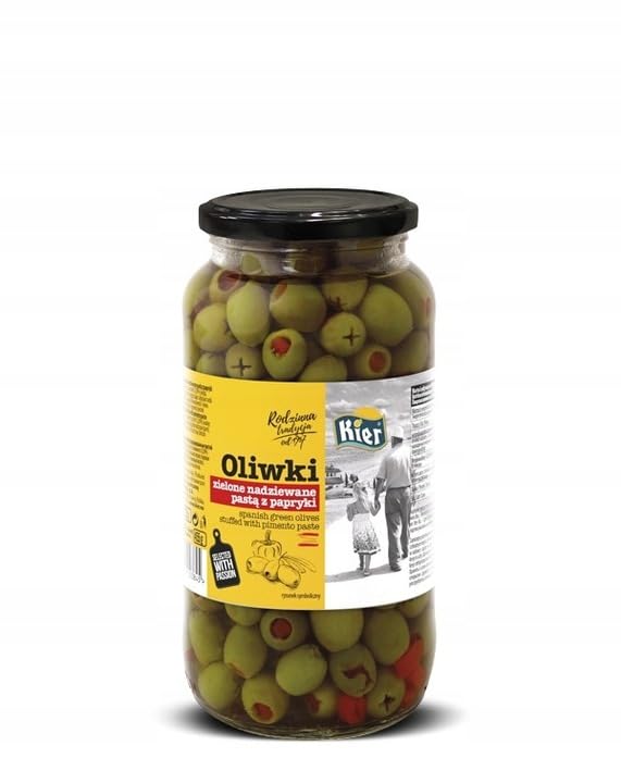 Kier Grüne Oliven mit Paprika 935 ml
