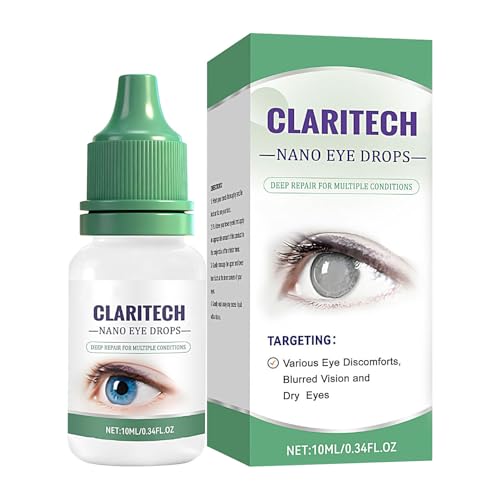 Gotas Lubricantes Para Ojos - 10ml Calmantes Hidratantes Lubricantes - Lubricante Ocular - Para Cuidado Visual Mañana Antes Del Maquillaje Día Noche Viaje Vacaciones Trabajo Estudio Hogar Interior Ext
