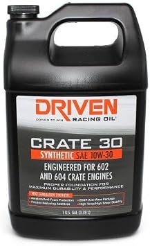 Driven Racing OilDriven Motor Oil, Crate 30, 10W30, Synthetic, 1 gal Jug, Each