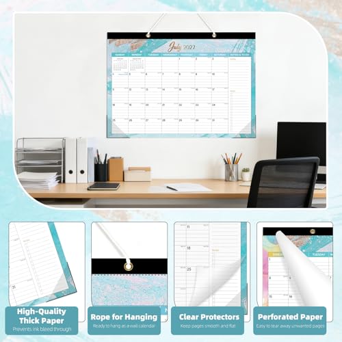 Image of ZTX Desk Calendar 2026-2027,18 Month Academic Desk Calendars