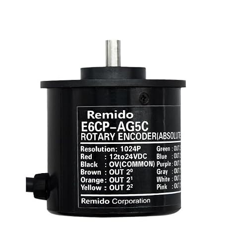 FCARUMIQP Single-Turn Absolute Encoder E6CP-AG5C-C-512P E6C3-AG3C 256P(E6cp-ag5c,720P)
