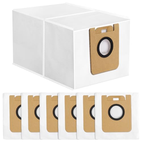 Vicloon 6 Bolsas de Polvo para Dreame D10 Plus/D10s Plus Robot Aspirador, Bolsas de Respuesto de 2.5L Compatibles con Dreame D10 Plus/D10s Plus Aspiradora, Juegos de Accesorios para Aspiradoras