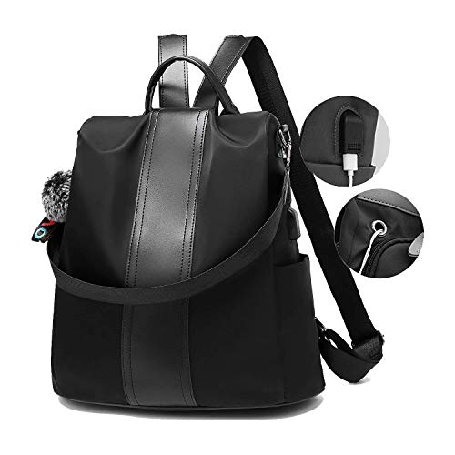 TcIFE Backpack Purse for Women Fashion School Purse and Handbags Shoulder Bags Nylon Anti-theft Rucksack
