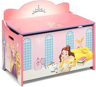 Delta Children Deluxe Toy Box, Disney Princess