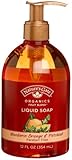 Nature's Gate Organics Fruit Blend Liquid Hand Soap, Mandarin Orange & Patchouli, 12 Ounce (Pack of 3)