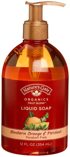Nature's Gate Organics Fruit Blend Liquid Hand Soap, Mandarin Orange & Patchouli, 12 Ounce (Pack of 3)