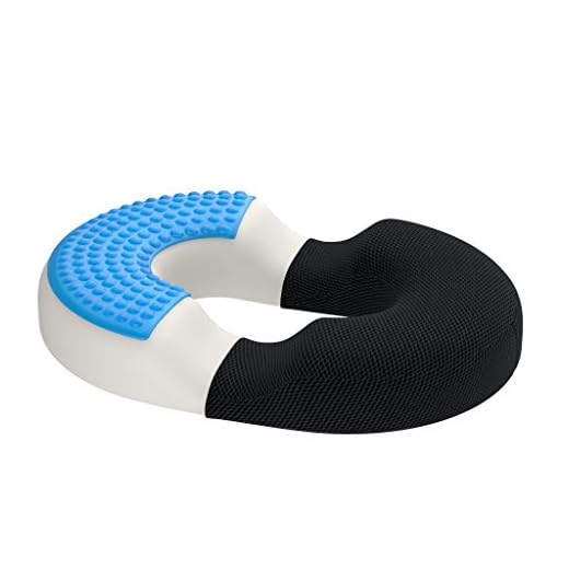 bonmedico Firm Orthopedic Donut Pillow - Home Office Memory Foam Hemorrhoid Pillow or Donut Cushion for Hemorrhoid Treatment & Coccyx Pain Relief, BBL Pillow for Home, Office, Car & Wheelchair, Large
