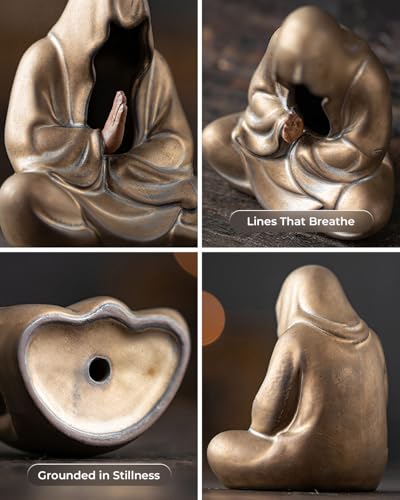 Figura Zen de Cerámica para Té con Diseño Faceless miniatura 4