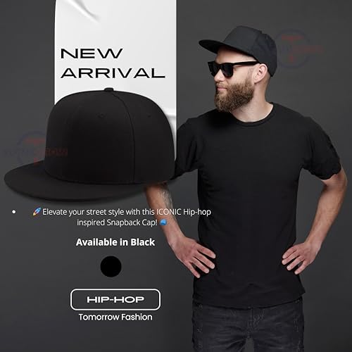 Image of Tomorrow Fashion Hip Hop Cap Snapback Cap Base Ball Hat Summer Flat Brim Hat Street Wear