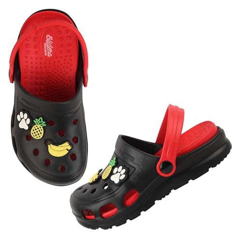 Image of Welcome Casual Slingback Clogs for Kids with Soft Sole | Slip-On Breathable, Lightweight | Comfortable & Durable | Stylish Indoor & Outdoor Sandals Clogs for Kids