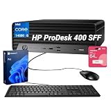 HP ProDesk SFF Business Desktop, 14th Gen Intel Core i5-14500, 32GB DDR5, 1TB SSD, Up to Three Displays Support, DisplayPort, USB-C, HDMI, Built in Wi-Fi, Windows 11 Pro, Small Form Factor Computer