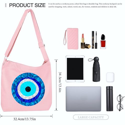 Image of Lify Women's Retro Large Size Canvas Shoulder Bag Hobo Crossbody Handbag Casual Tote - 1 Piece