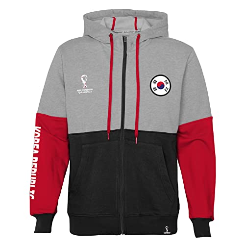 Image of Outerstuff International Soccer mens Fifa World Cup Country Contrast Panel Fleece Hood