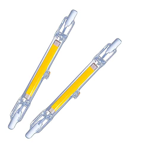 Xinwanhong R7S LED 118mm Dimmbar Birne, Ersatz 100W Halogenstab, Glühbirnen 13W, Lamp Leuchtmittel, AC220-240V, 360 Grad Licht, Natürliches Weiß 4500K, 2er-Pack Cover