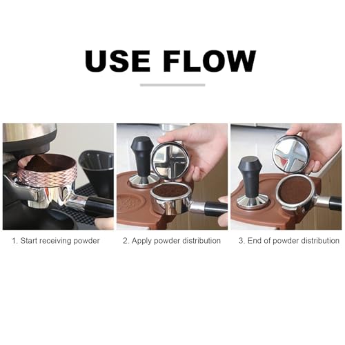 Embudo de dosificación con agarre magnético para colador de café espresso 5