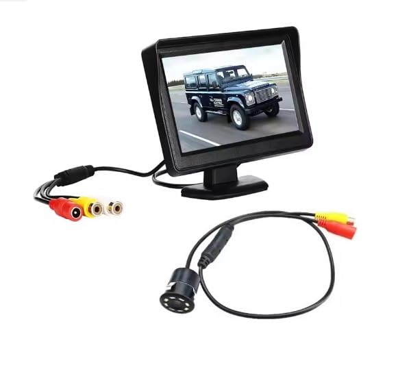 4.3'' TFT-LCD Backup Camera Car Rear View Backup Reverse System + HD Parking Camera for Truck Pickup Car Rear View Security Monitor-image-29