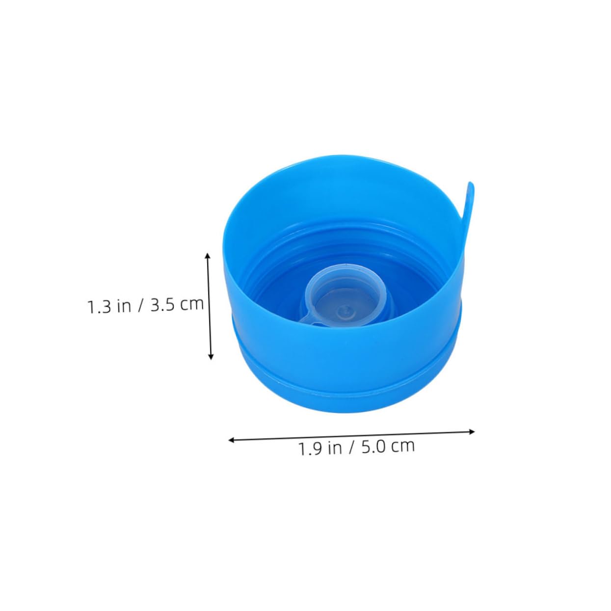 30 Pezzi Tappi a Vite per Bombola D'acqua in Plastica Design Ergonomico e Materiale Resistente, per Uso Domestico e Campeggio