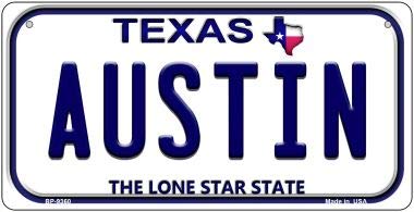 SMART BLONDE Austin Texas Bicycle Plate BP-9360