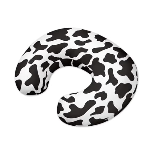 Image of Cow Print Baby Nursing Pillow Cover Breathable Durable Neutral Breastfeeding Pillow Cover Soft Nursing Pillow Case for Toddler Infant