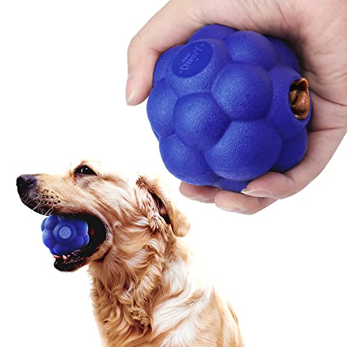 SuperChewy Tough Tumbler Ball Toy Strong Natural Rubber | Smear Treats Inside to Excite Dogs | Ultra Durable Chewing Toy for Aggressive Chewers | for All Breeds SuperChewy Tough Tumbler Ball Toy Strong Natural Rubber | Smear Treats Inside to Excite Dogs | Ultra Durable Chewing Toy for Aggressive Chewers | for All Breeds