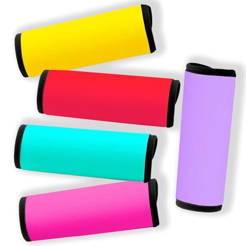 Image of Neoprene Luggage Handle Wraps for Traveling Bright Color Luggage Identifiers|Handle Wraps|Handle Covers