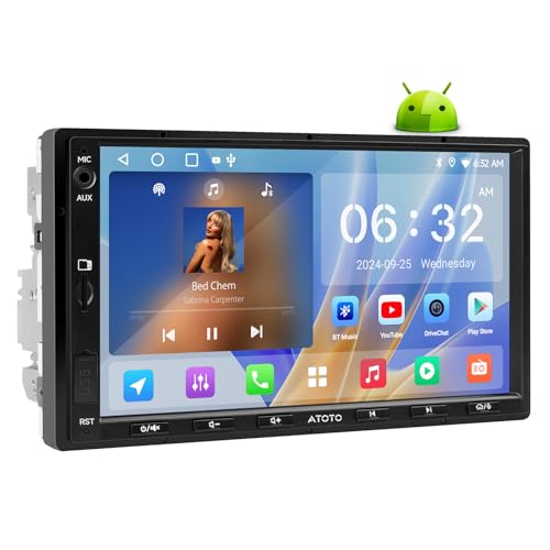 Amazon.co.jp: ATOTOLIFE A5 2DIN ディスプレイオーディオ、7