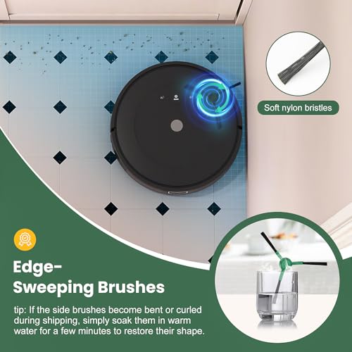 Image of 19 Pack Replacement Parts Compatible with iRobot Roomba Essential Y0110 /Y0140 /Q0120 /Q011 /Q052 /Roomba 104 /105 Robot Vacuum, 2 Roller Brush, 6 Filters, 6 Side Brushes, 4 Mop Pads, 1 Cleaning Brush