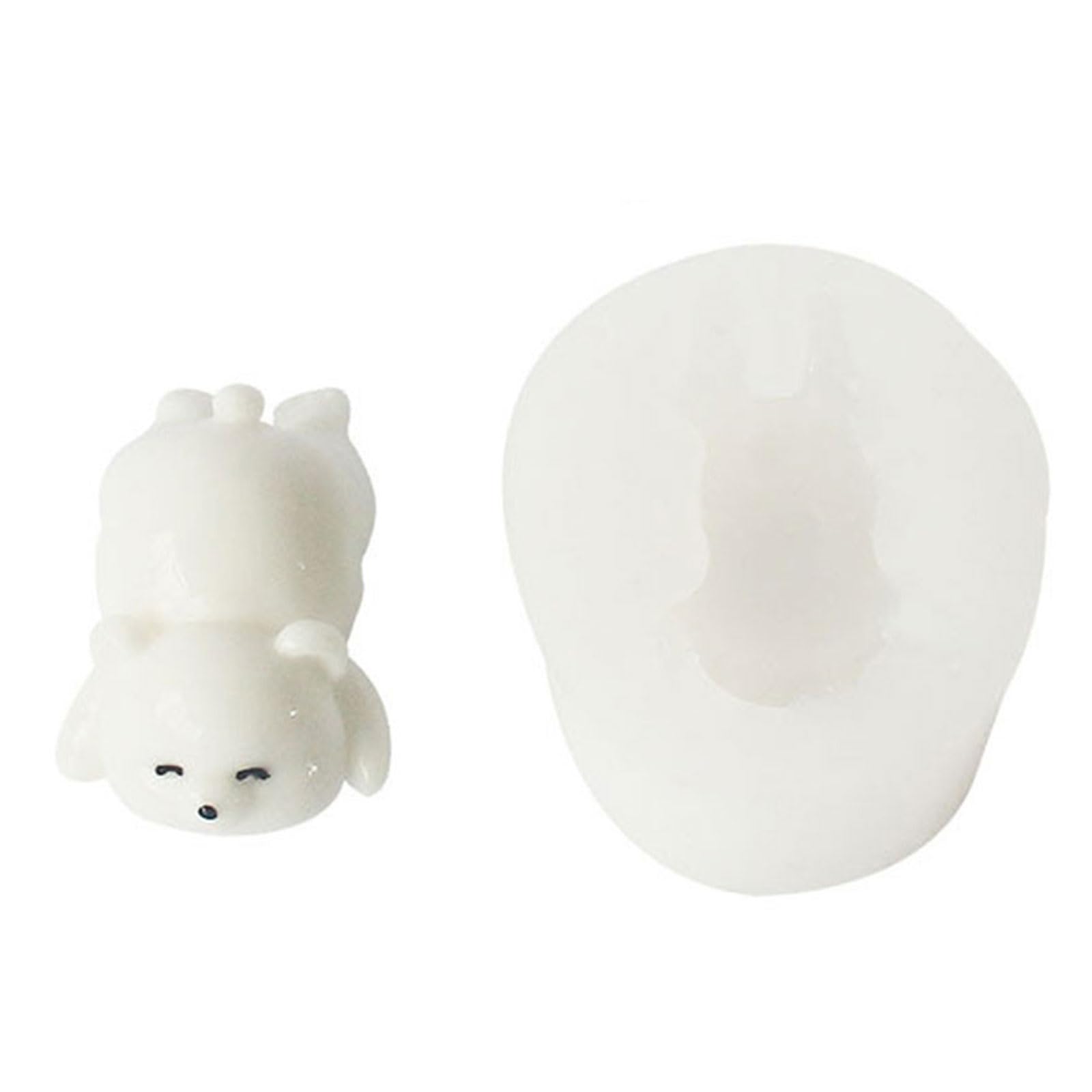 Prácticos moldes de silicona para hornear osos para fiestas, moldes de oso de silicona para pastel de chocolate y caramelo