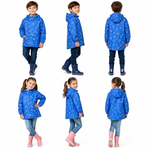 Manteau de pluie pour enfant imperméable et léger idéal pour l'école et le camping