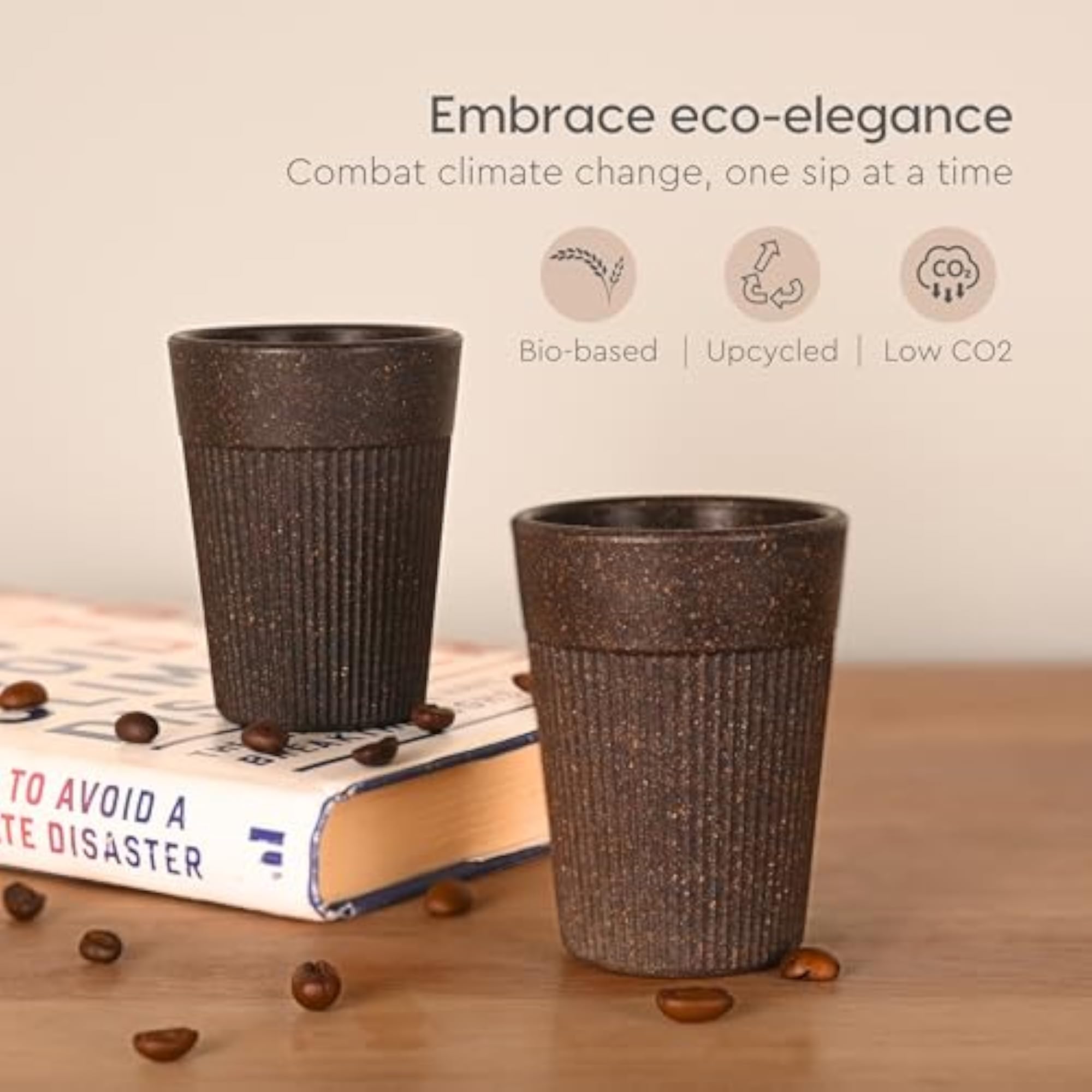 Earth-Friendly Statement Chai Cup Set of 4
