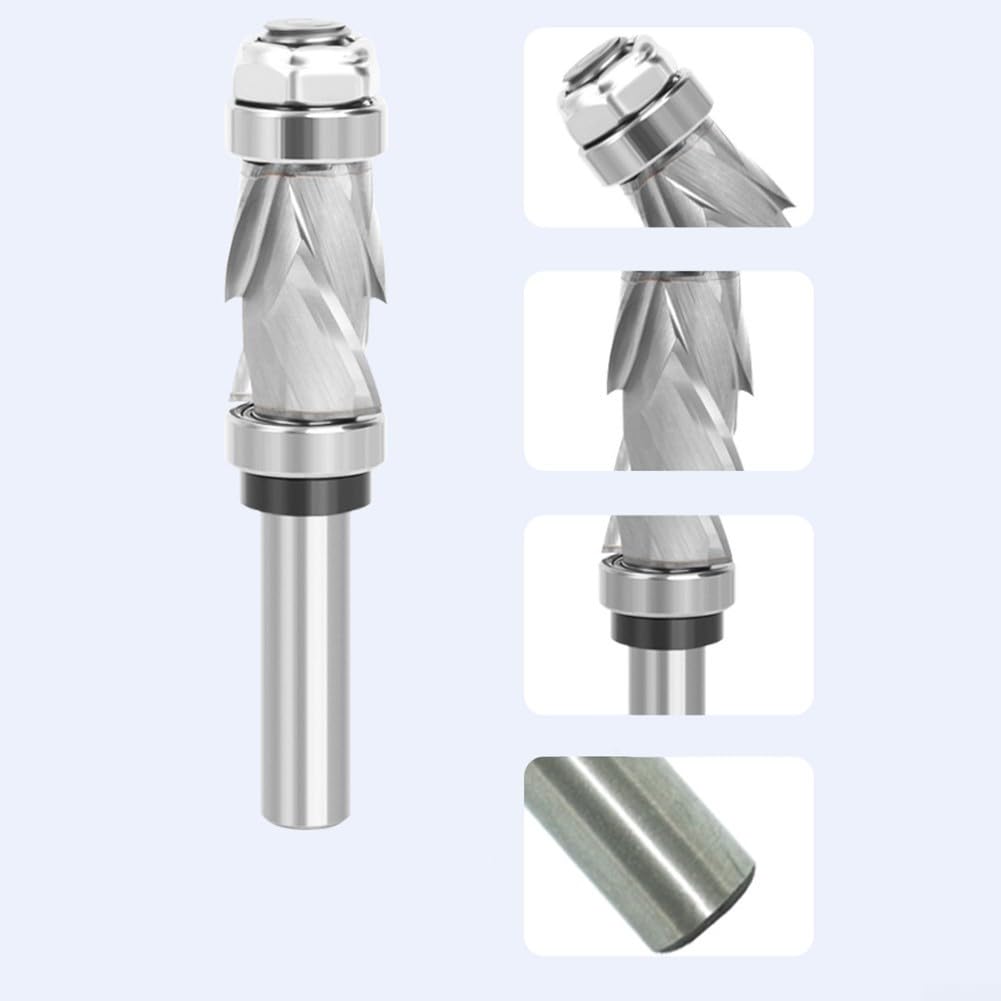 Niceminiwall Fresa a Spirale Compressione Gambo 12.7mm Taglio Netto